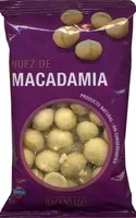 Amount of sugar in Nueces de macadamia