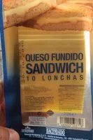 Amount of sugar in Queso fundido sandwich