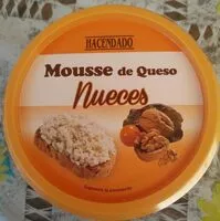 Amount of sugar in Mousse de queso nueces