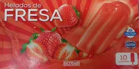 Amount of sugar in Helados de Fresa
