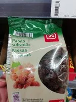 Amount of sugar in Pasas sultanas sin pepitas