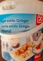 Amount of sugar in Yogur estilo Griego