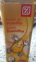 Amount of sugar in Batido de vainilla