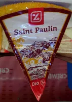 Amount of sugar in Saint Paulin (20,5 % MG)