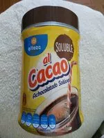 Amount of sugar in Cacao soluble