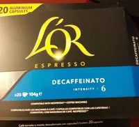 Decaffeinated coffee capsules