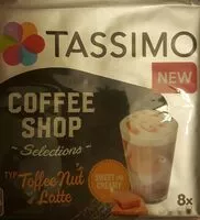 Amount of sugar in Tassimo Toffee Nut Latte