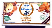 Amount of sugar in Kinuski-suklaa kermajäätelö
