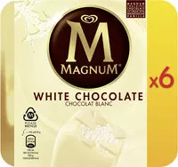 Amount of sugar in Magnum Chocolat Blanc (x6)