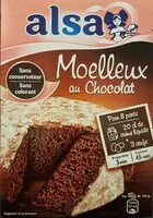 Amount of sugar in Moelleux au chocolat