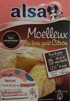 Amount of sugar in Moelleux au bon goût Citron