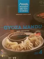 Amount of sugar in Gyoza Mandu aux crevettes