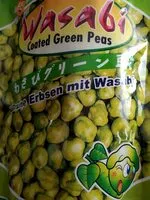 Amount of sugar in Wasabi coated green peas
