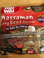 Amount of sugar in Massaman curry beef flavour
