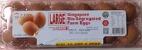 Amount of sugar in Singapore Bio-Segregated Farm Eggs