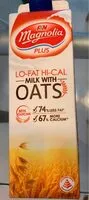 Amount of sugar in Lo fat hi cal milk with oats