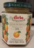 Amount of sugar in d'arbo Extra Fruit Preserve Rose Apricot