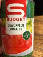 Amount of sugar in Gewürfelte Tomaten in Tomatensaft - pasteurisiert
