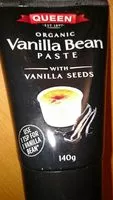 Amount of sugar in organic vanilla bean paste