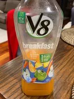 Amount of sugar in V8 breakfast