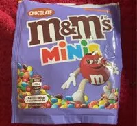 Amount of sugar in M&ms minis