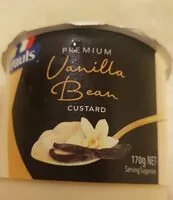Amount of sugar in vanilla bean custard
