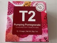 Amount of sugar in T2 pumping pomegranate tea