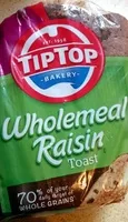 Amount of sugar in Wholemeal Raisin Toast