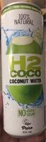 Amount of sugar in H2 Coco coconut water