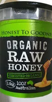 Raw organic honey