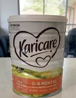 Amount of sugar in Karicare 0-6 months formula