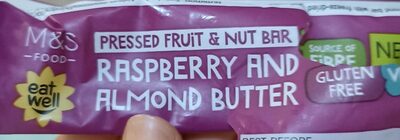 Sugar and nutrients in M-s raspberry almond butter