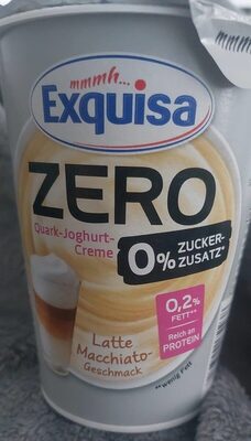 Sugar and nutrients in Exquisa zero