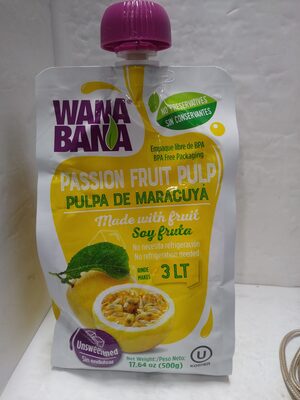 Sugar and nutrients in Wana bana