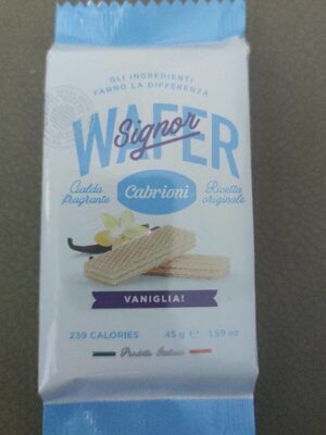 Sugar and nutrients in Wafer signor