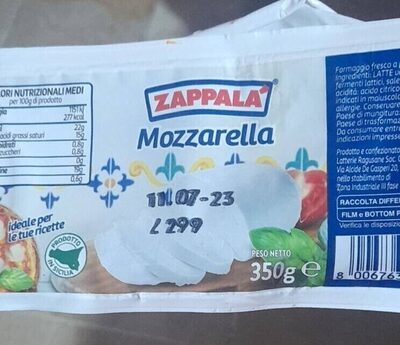 Sugar and nutrients in Zappala