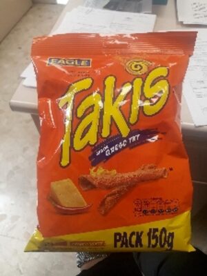 Sugar and nutrients in Takis