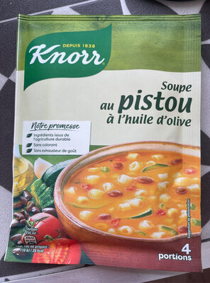 Dehydrated pistou soup